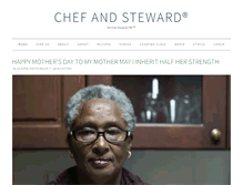 Tablet Screenshot of chefandsteward.com